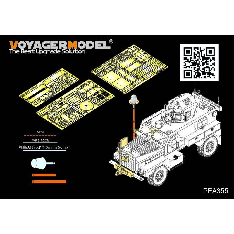 1/35 Modern US COUGAR 4x4 MRAP Additional Parts (for Panda Hobby)