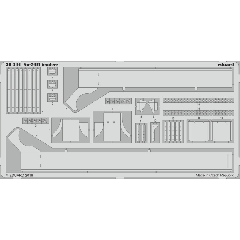 1/35 Su-76M Fenders (Tamiya)