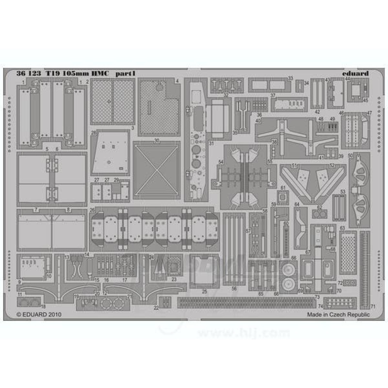 1/35 T19 105mm HMC (for Dragon)