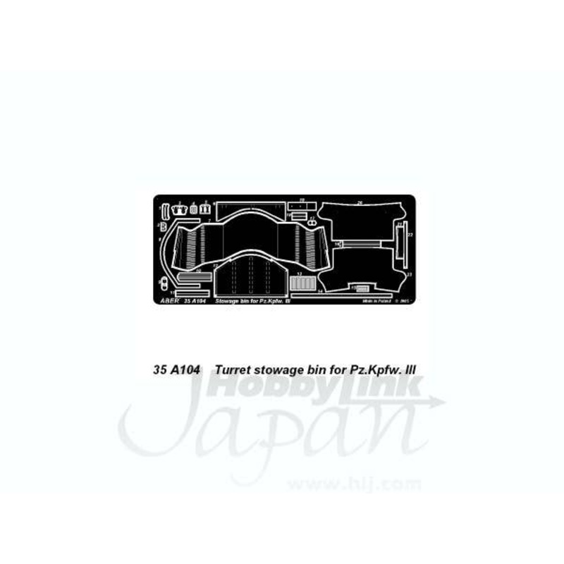 1/35 Turret Stowage Bin for Pz.Kpfw. III