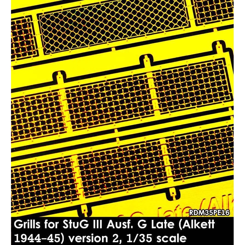 1/35 WWII German Assault Gun III Type G Late Model (Etching grill set for Alket (1944-45) version2