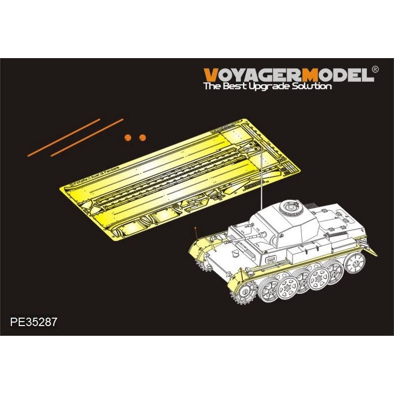 1/35 WWII German Pz.Kpfw.II Ausf.G Fenders for 5M