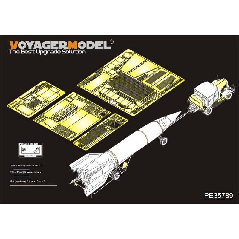 1/35 WWII Hanomag SS100 Military Car w/V2 Rocket Transporter (TAKOM)