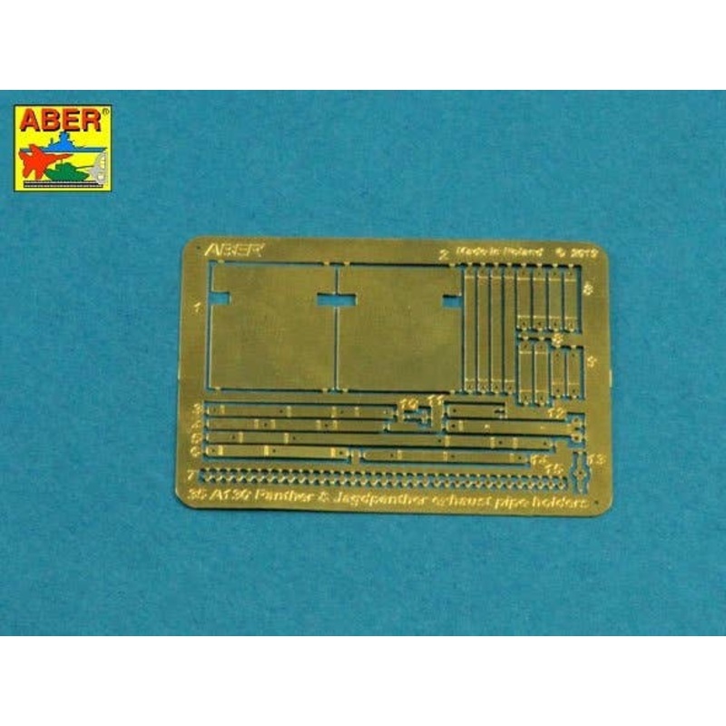 1/35 Exhaust Holders For Panther D; A & G Early, Jagdpanther G1 & G2 Early Universal Set