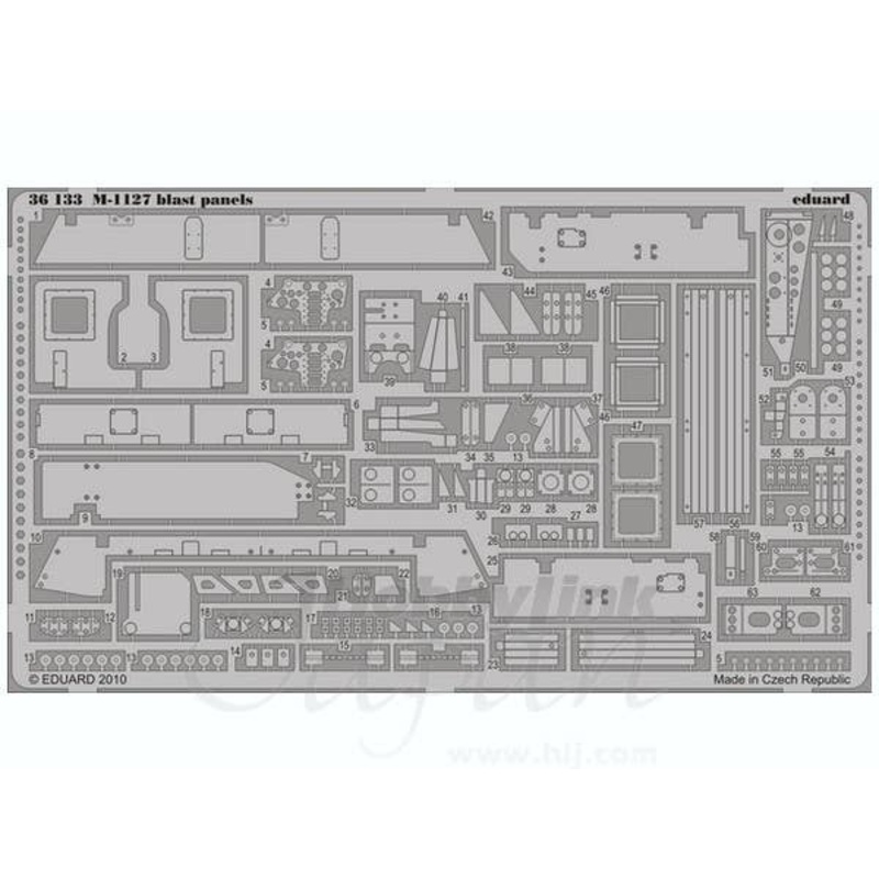 1/35 M-1127 Blast Panels (for Trumpeter)
