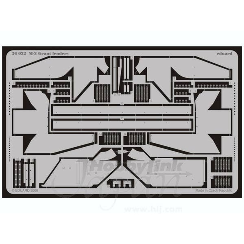 1/35 M-3 Grant fenders (for Academy 13212)