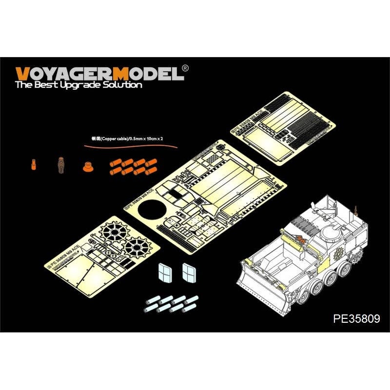 1/35 Modern U.S. M9 ACE Armored Combat Earthmover Detail Parts (Takom)