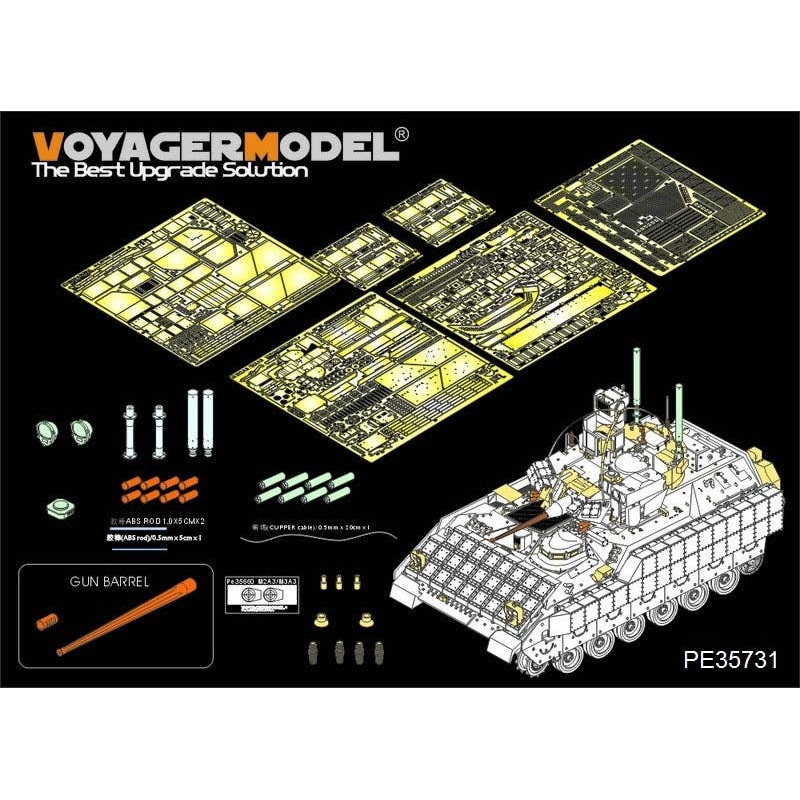 1/35 Modern US Army BRADLEY w/BUSK III IFV Basic Parts