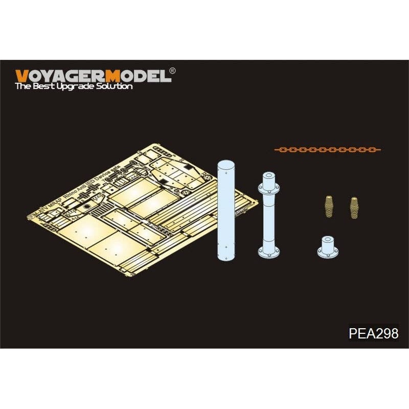 1/35 Modern US M-ATV MRAP Rhino Anti IED Device Set (Kinetic, Panda Hobby)
