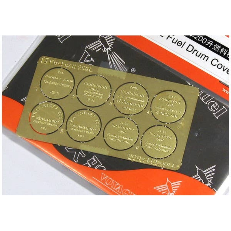 1/35 WWII German 200L Fuel Drum Covers