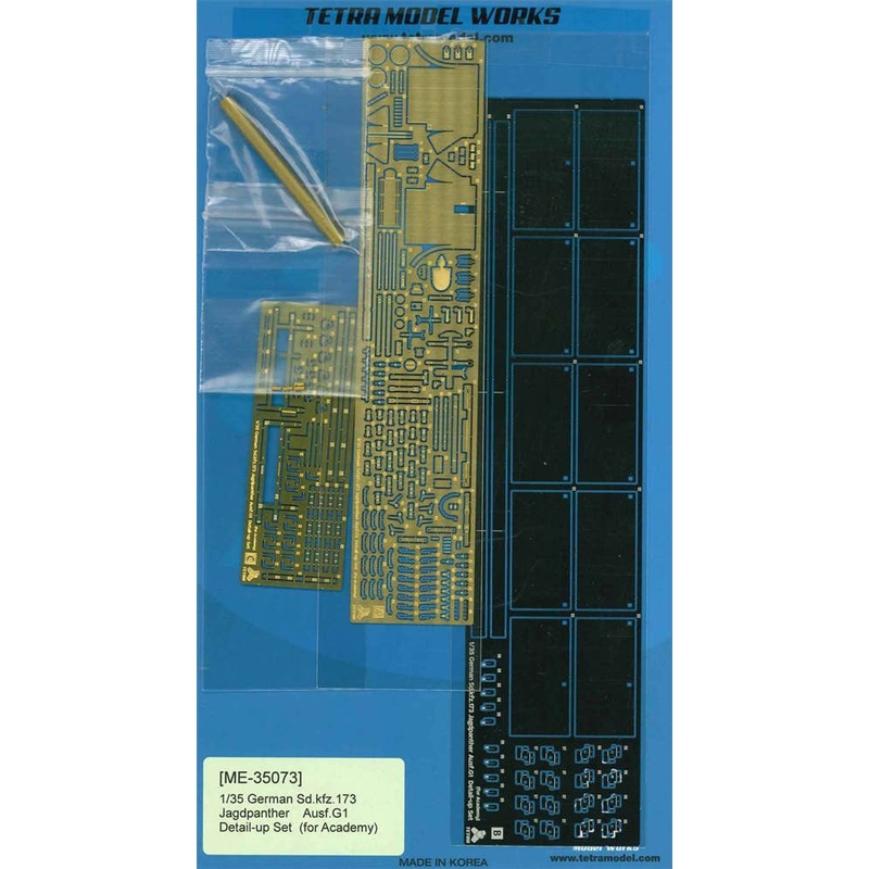 1/35 Heavy Tank Destroyer Jagdpanther G1 (for AC) Photo-etched Parts Set