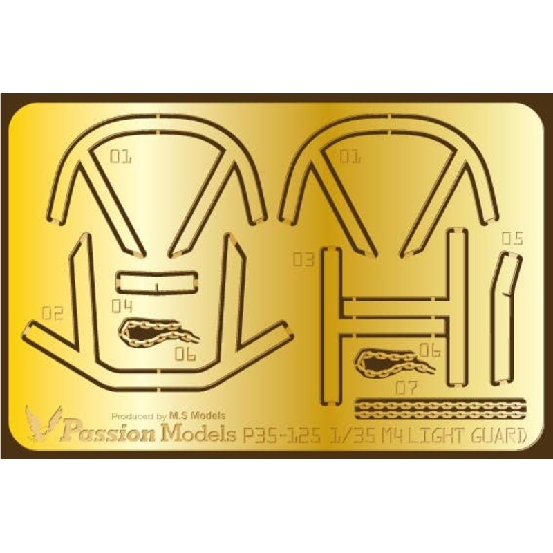 1/35 M4A3 Series Light Guard PE Set