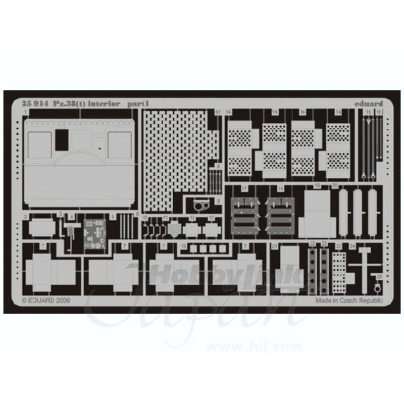 1/35 Pz.38(t) interior (for Tristar)