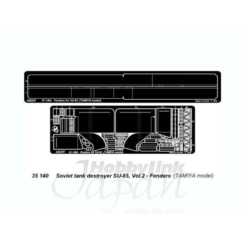 1/35 Soviet Tank Destroyer SU-85 Vol.2: Fenders (for Tamiya)