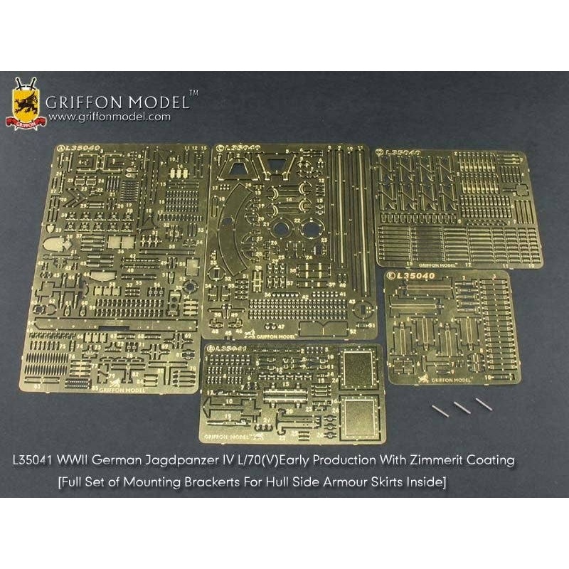 1/35 WWII German Jagdpanzer IV L/70(V) Early Production with Zimmerit Coating