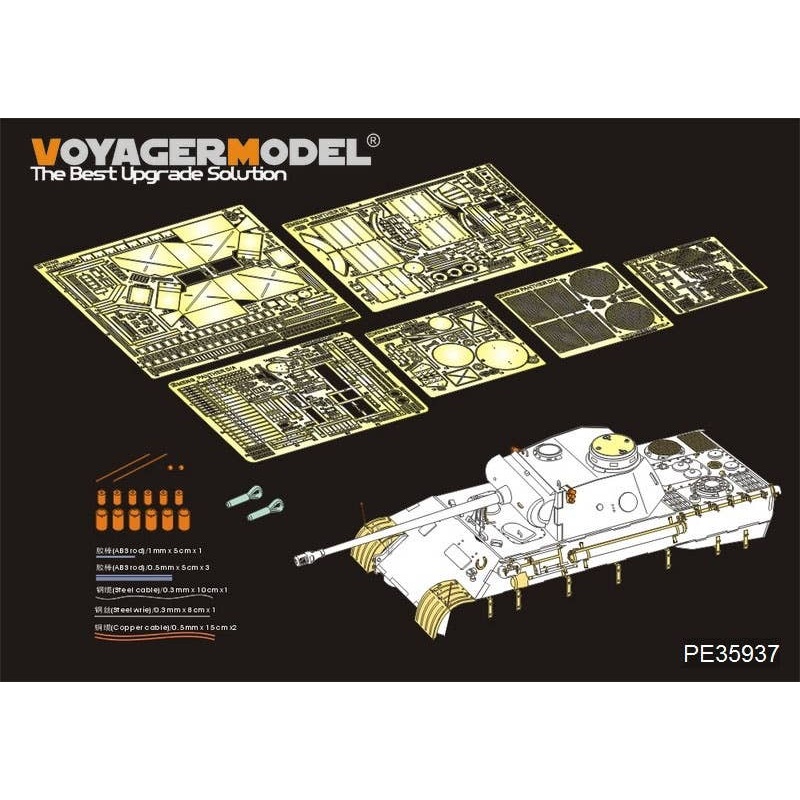1/35 WWII German Panther D Tanks Basic Parts for Meng