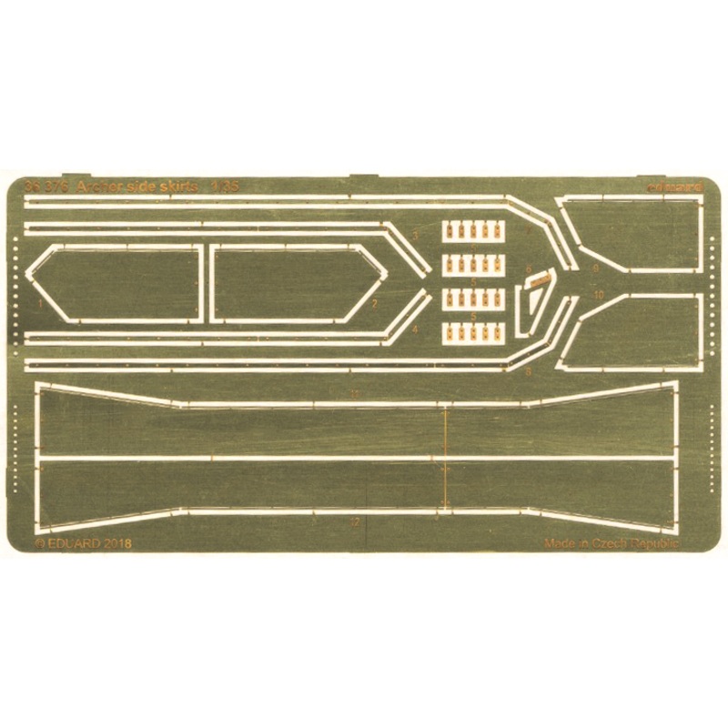 1/35 Archer Side Skirts (for Tamiya)