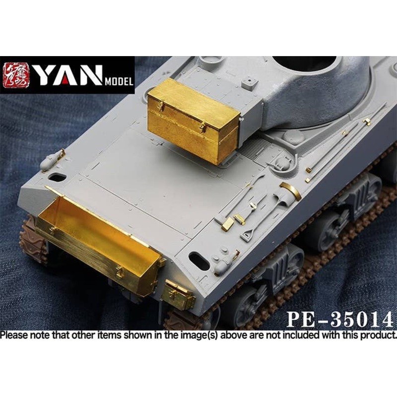 1/35 British Sherman Firefly VC Tank glove box and tools