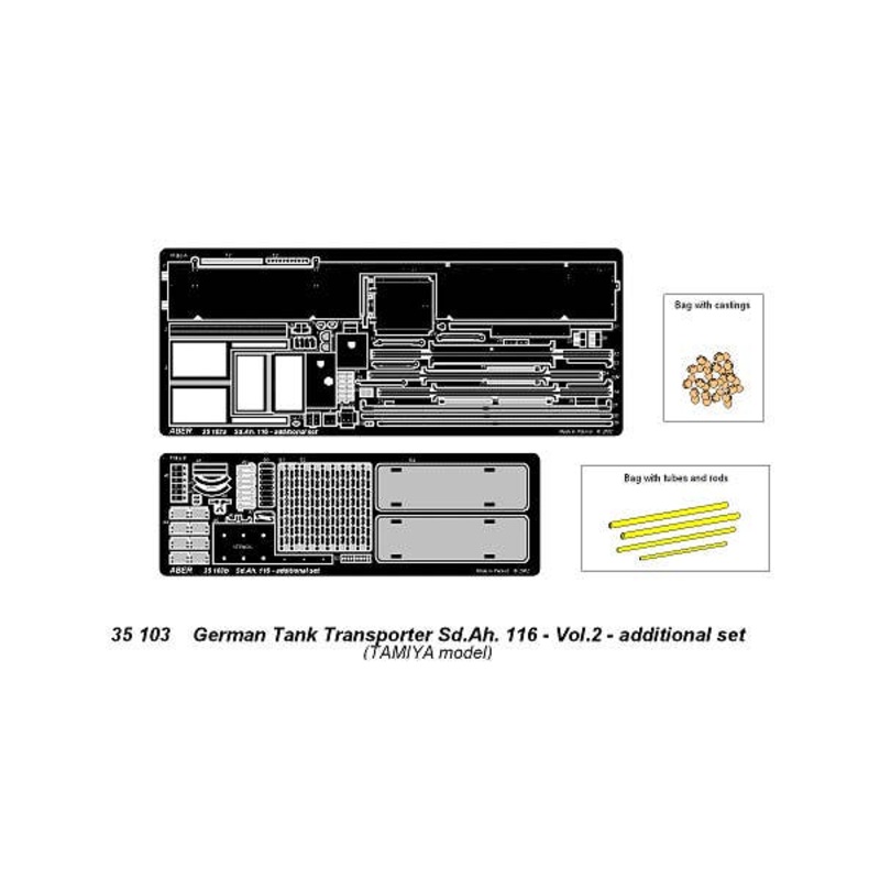 1/35 German Tank Transporter Sd.Ah.116 Vol.2: Additional Set