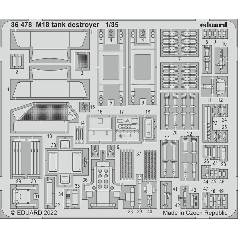 1/35 M18 Tank Destroyer (for Tamiya)