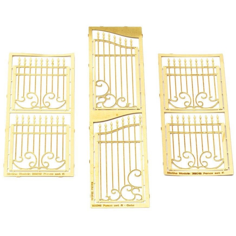 1/35 Metal Fence A Big Set with Gate
