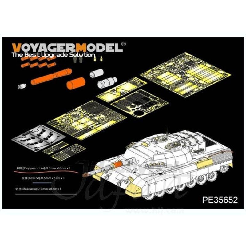 1/35 Modern Canadian Leopard C2 MEXAS MBT Detail Parts (for Takom)