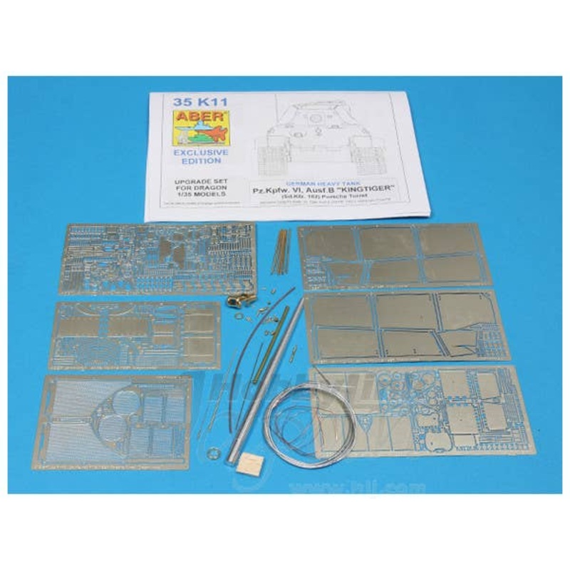 1/35 Pz.Kpfw.VI Ausf.B King Tiger (Sd.Kfz. 182) Porsche Turret Upgrade Set (for Dragon)