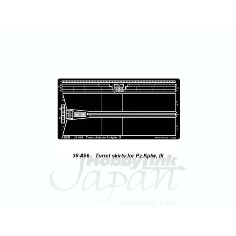 1/35 Turret Skirts for Pz.Kpfw. III