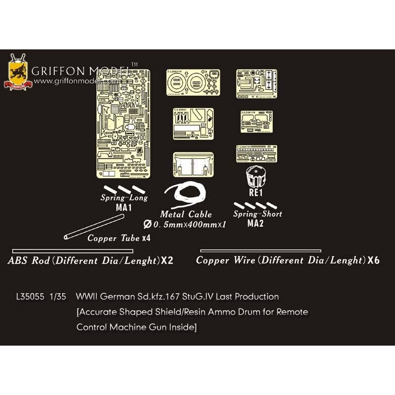 1/35 WWII German Sd.kfz.167 StuG.IV Last Production