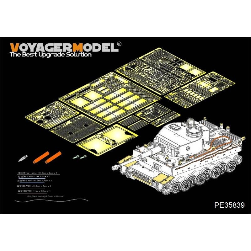 1/35 WWII German Tiger I Gruppe Fehrmann Detail Parts for RFM