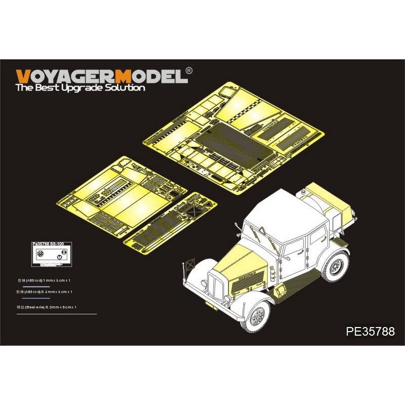 1/35 WWII Hanomag SS100 Military Car (TAKOM)
