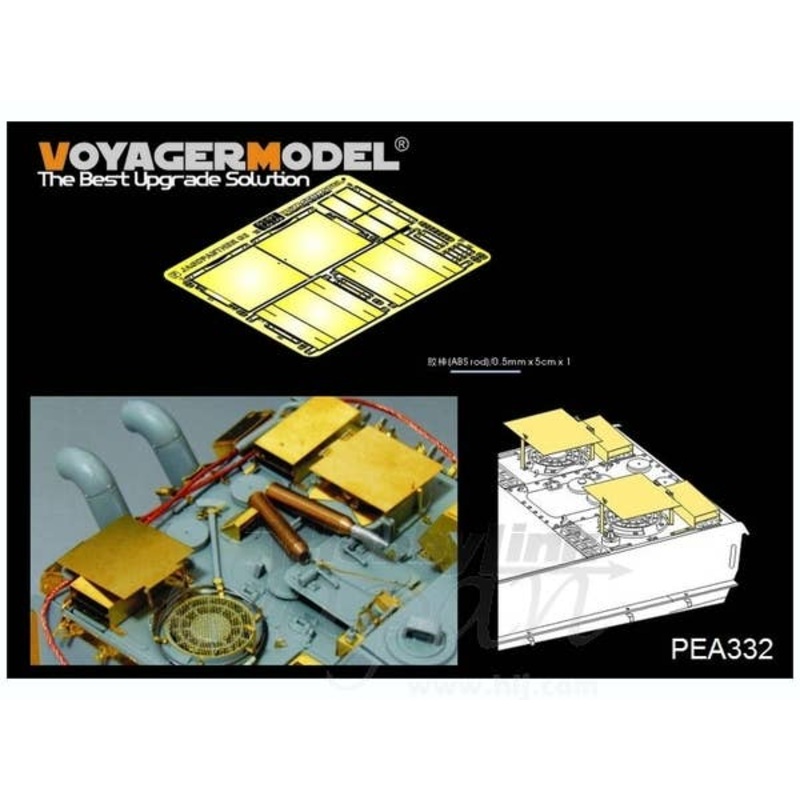 1/35 WWII Jagdpanther G2 Anti-Aircraft Armor (For All)