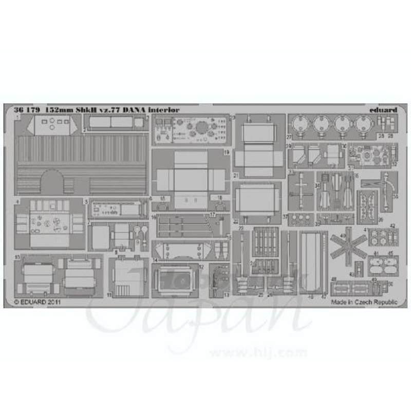 1/35 152mm ShkH vz.77 DANA Interior (for Hobby Boss)