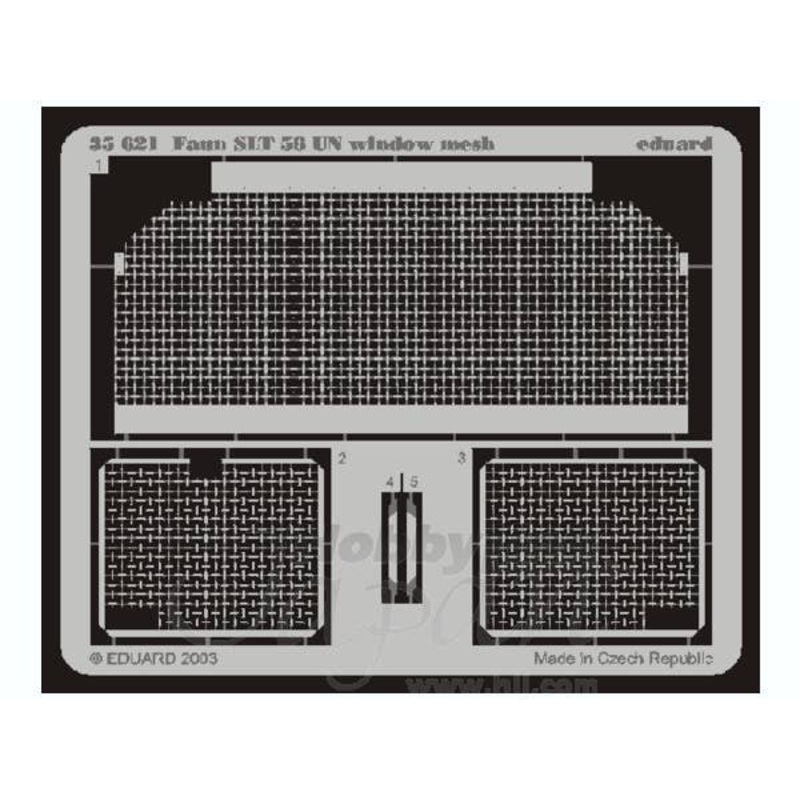1/35 Faun SLT 56 UN window mesh (for Trumpeter)