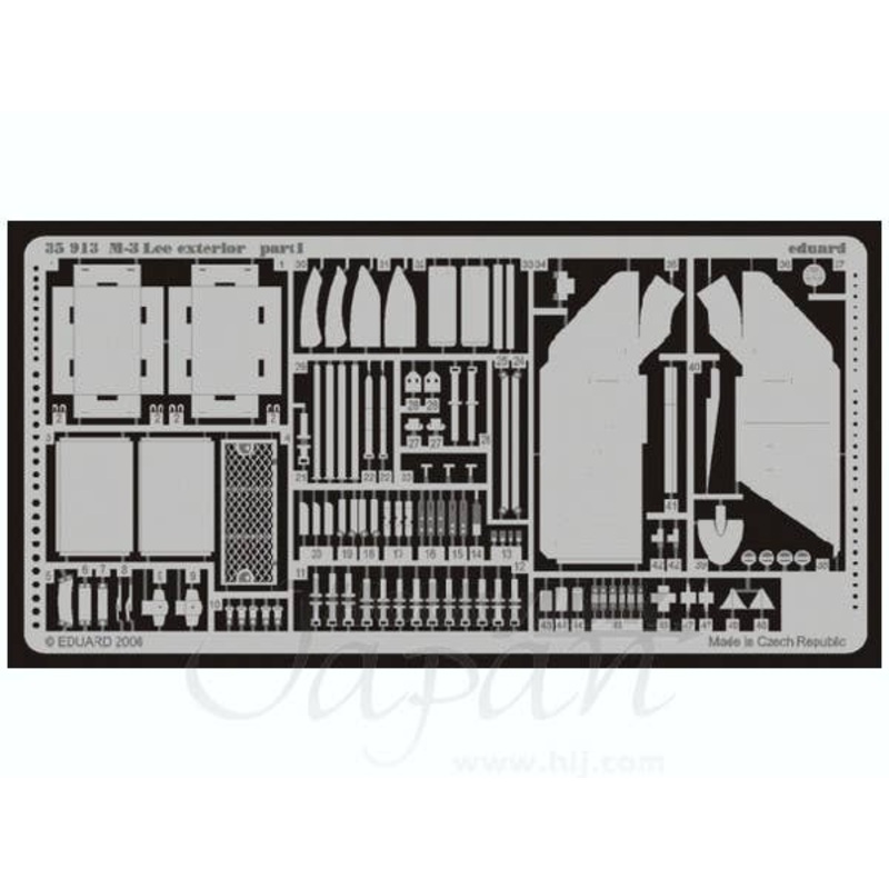 1/35 M-3 Lee Exterior Photo-Etched Parts (for Academy) 13206