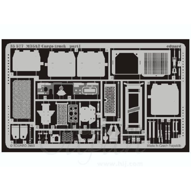 1/35 M35A2 Cargo Truck PE Set (for AFV)
