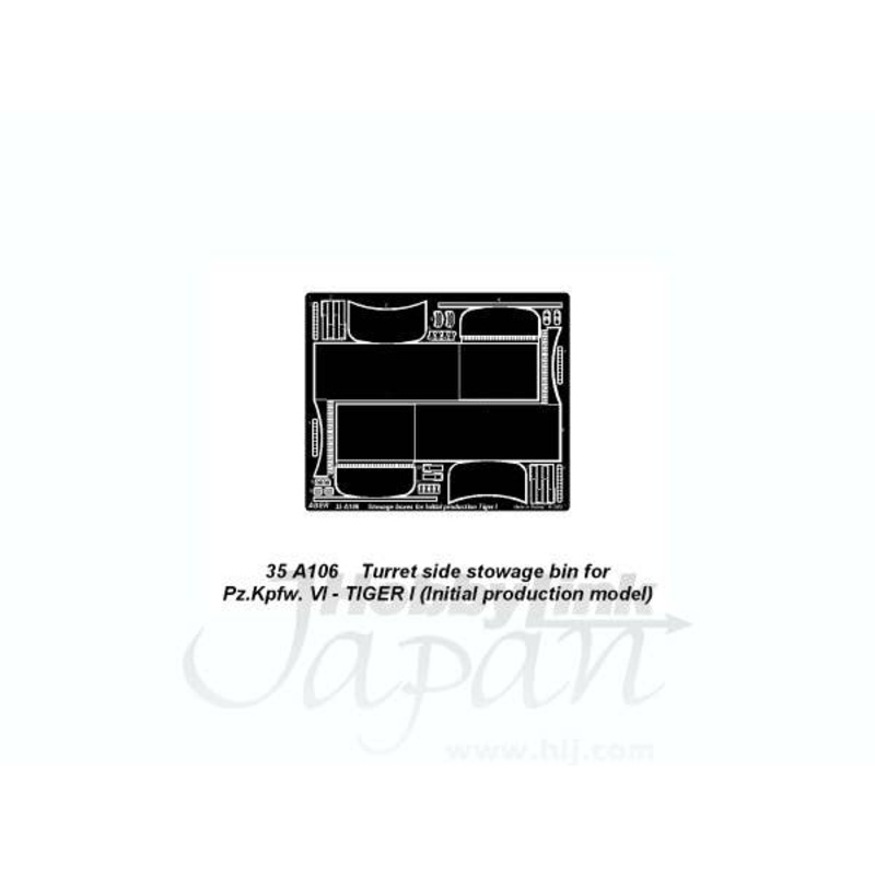 1/35 Turret Side Stowage Bin for Pz.Kpfw. VI Initial Production