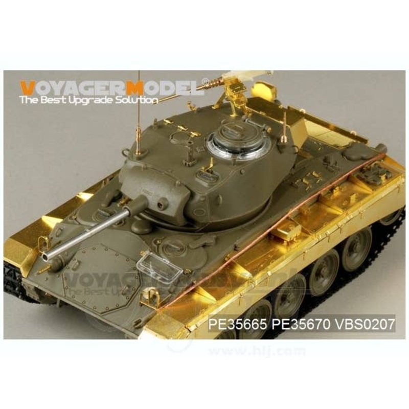 1/35 US M24 Chaffee Light Tank Fenders and Skirts (for AFV Club)