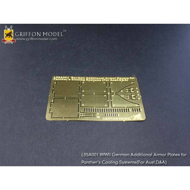 1/35 WW.II German Army V Panther D & A Kit Additional Armor Set For Cooling System