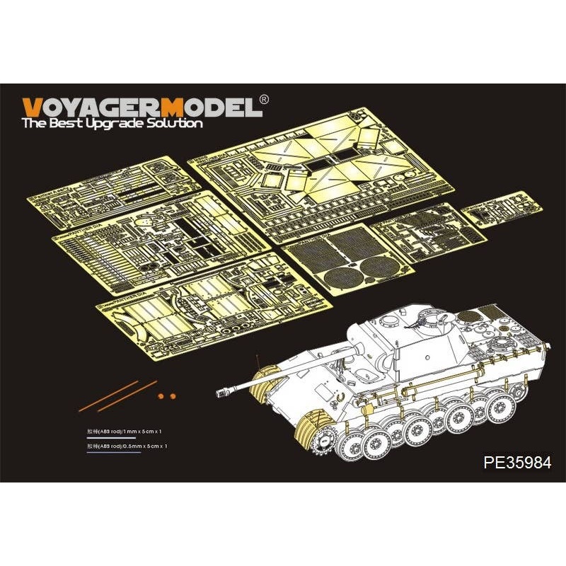 1/35 WWII German Panther A Tank Early version Basic (TAKOM 2097)