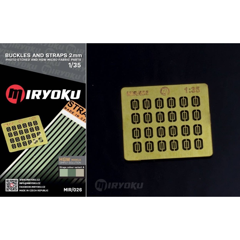 1/35 Buckles and Straps 2mm (A)