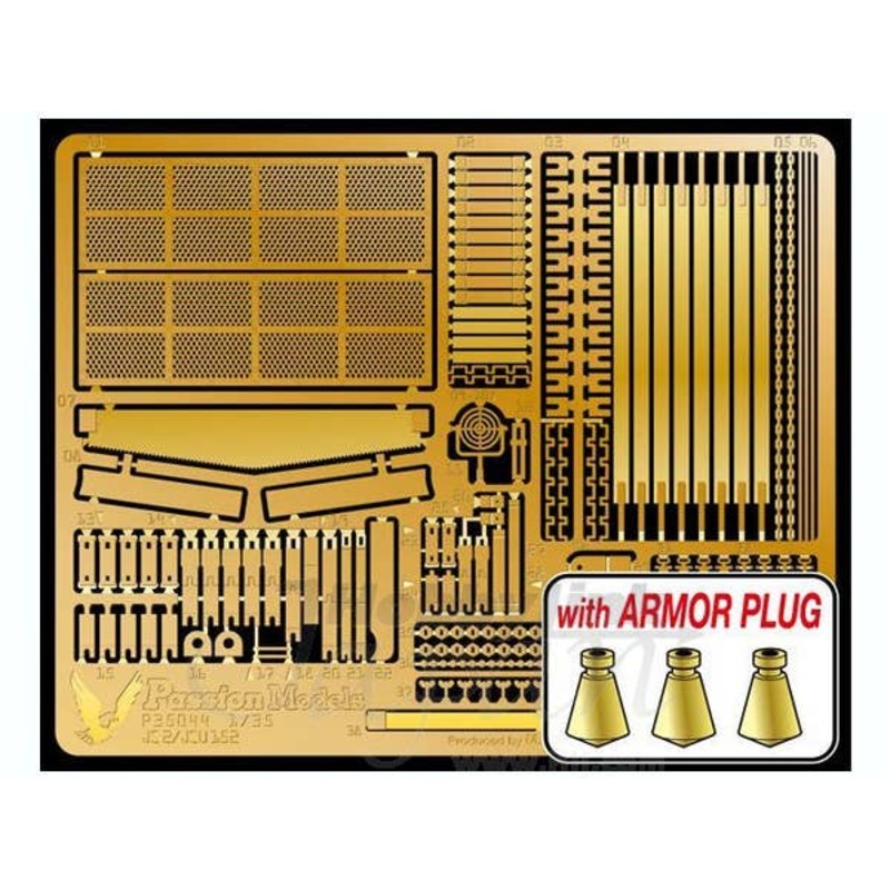 1/35 JS-2/JSU-152 Photo-Etched Parts Set (for Tamiya)