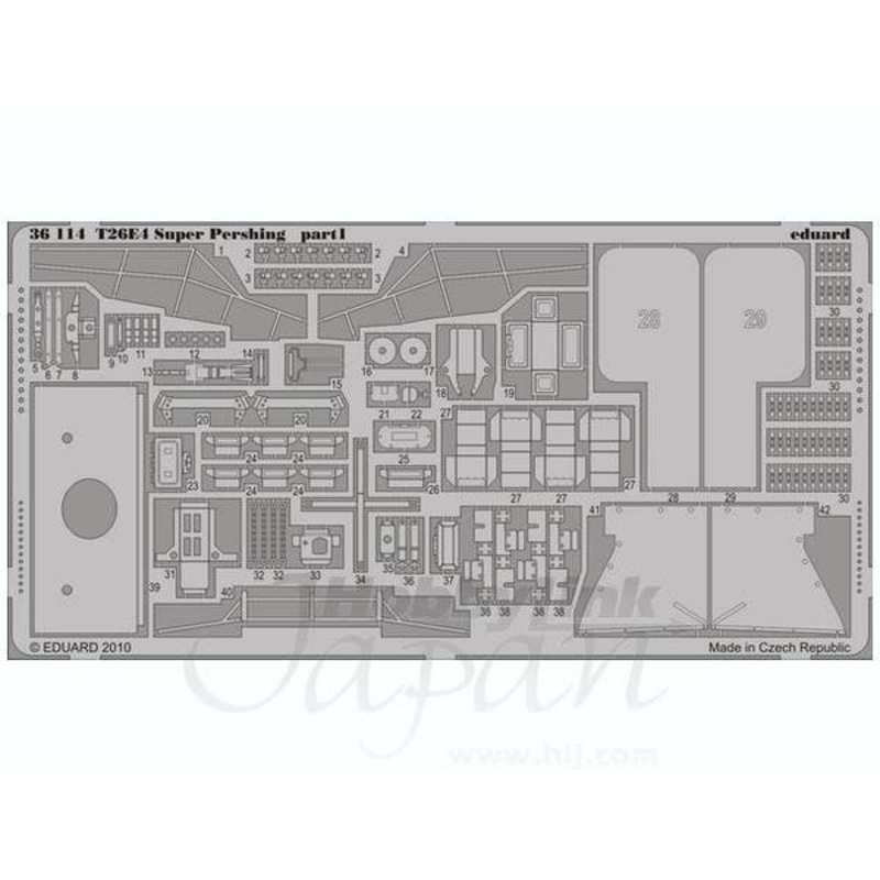 1/35 T26E4 Super Pershing Photo-Etched Parts (Hobby Boss)