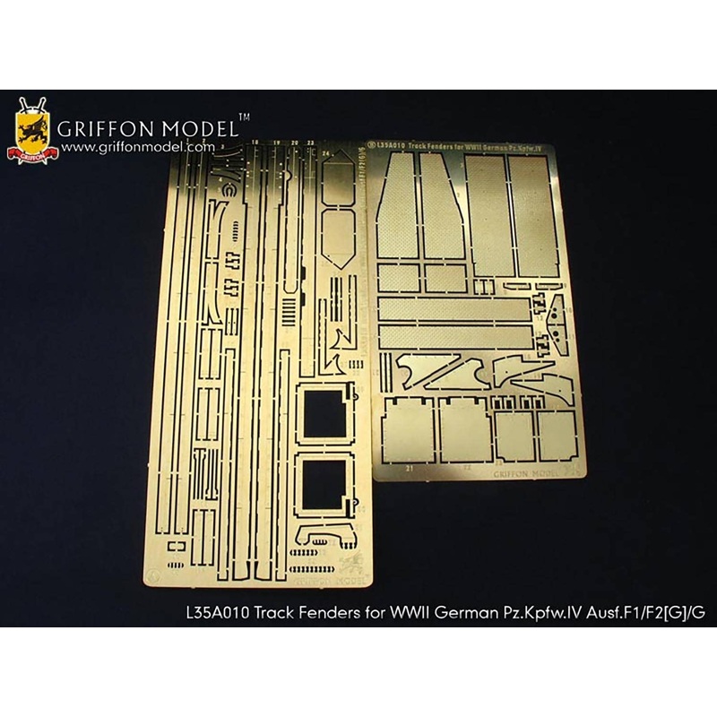 1/35 WW.II German Army IV F1 / F2 (G) / G Type Kit Fender Detail Up Parts Set
