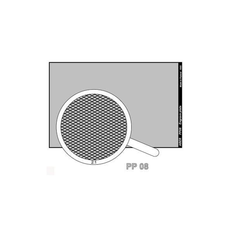 Engraved Plate No. 8 (90x60mm) Non-Skid Plate