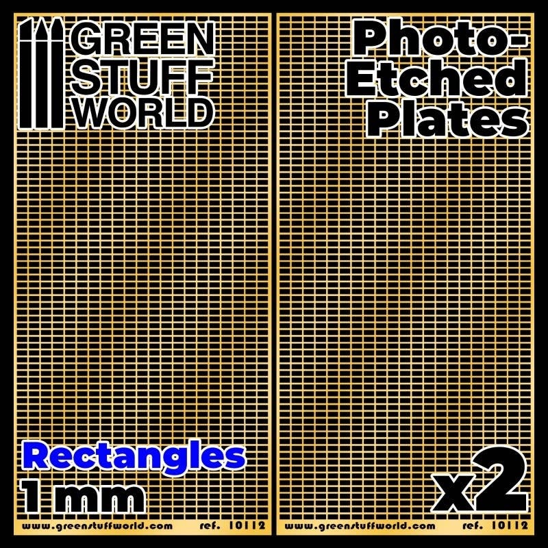 Photo-Etched Plates 1.0mm Large Rectangles