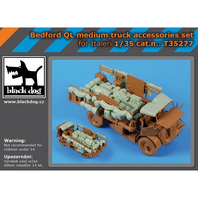 1/35 Bedford QL medium truck accessories set