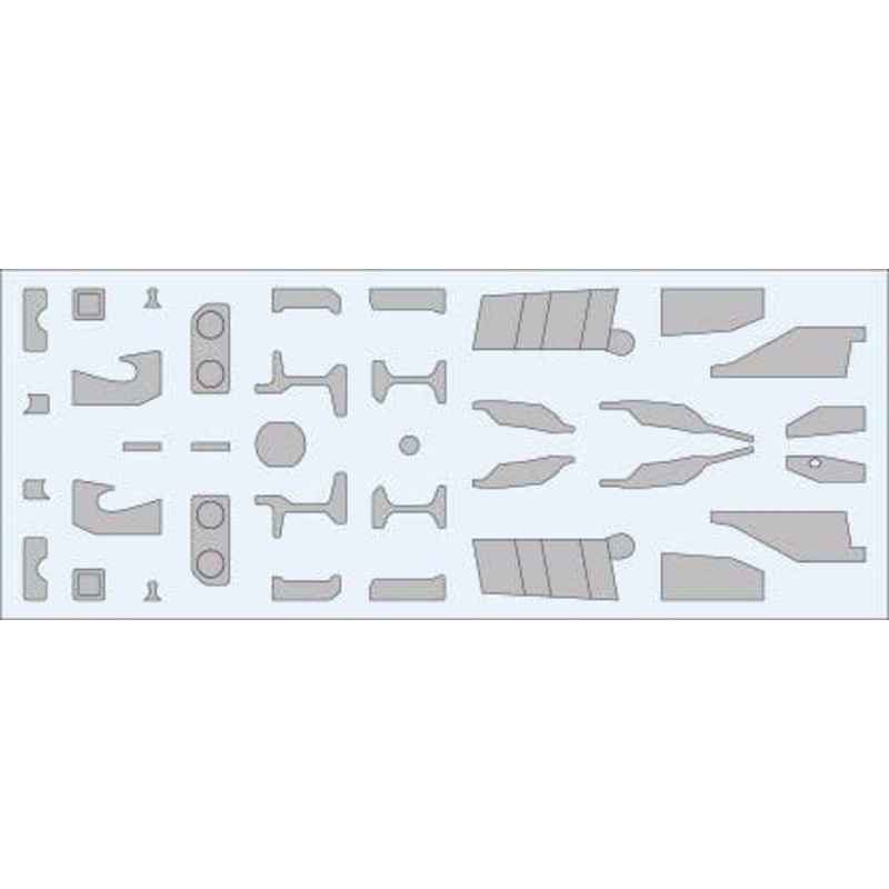 1/48 F-16 reinforcement plates (2 sets of precut vinyl)
