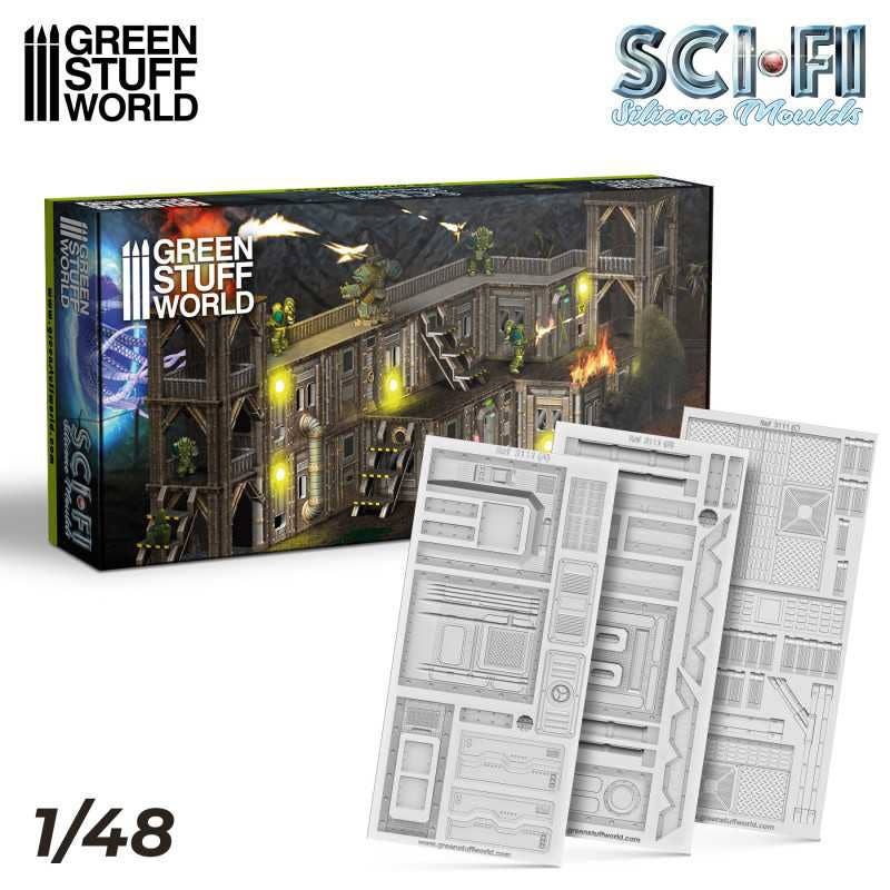 1/48 Silicon Mold SF Structure Set