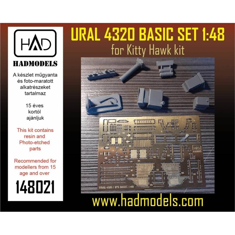1/48 URAL 4320 Basic upgrade set (for Kitty Hawk kit)